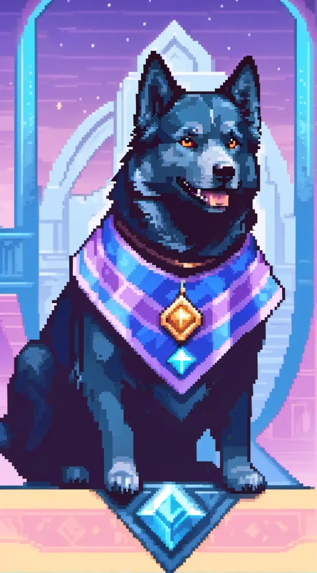 ai character: Dog background