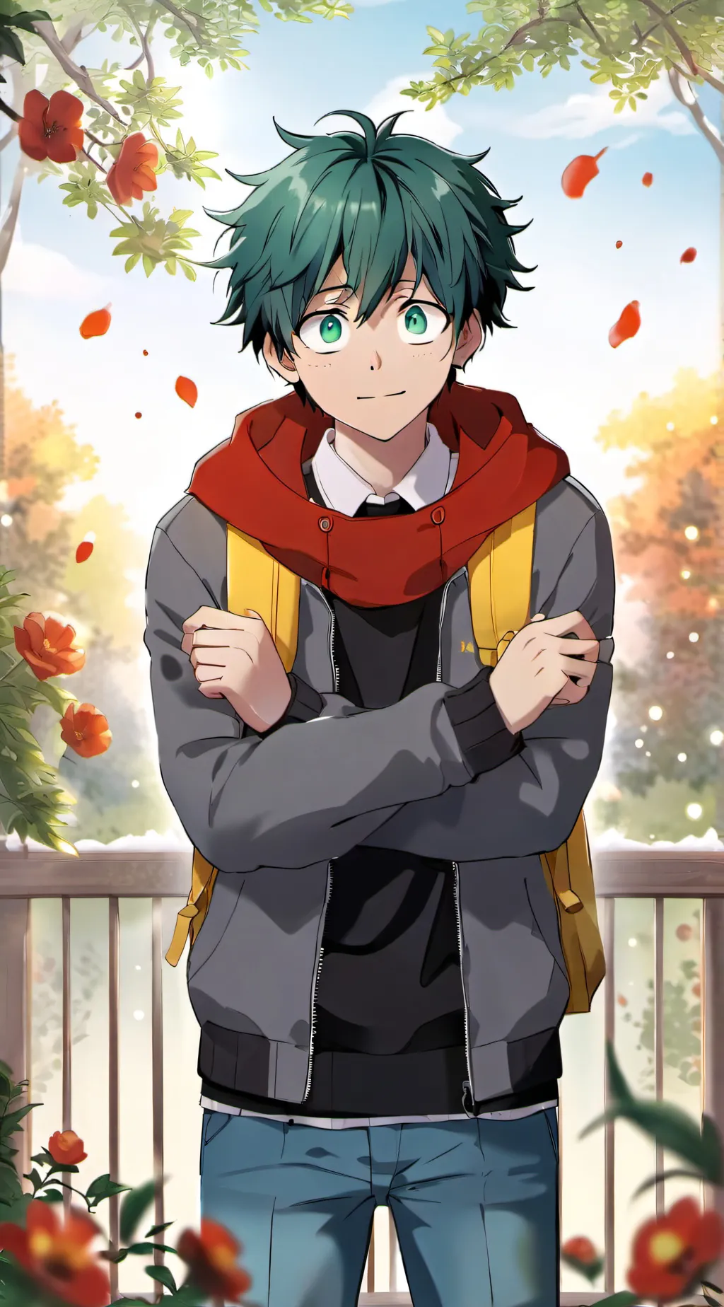ai character: deku (izuku) background