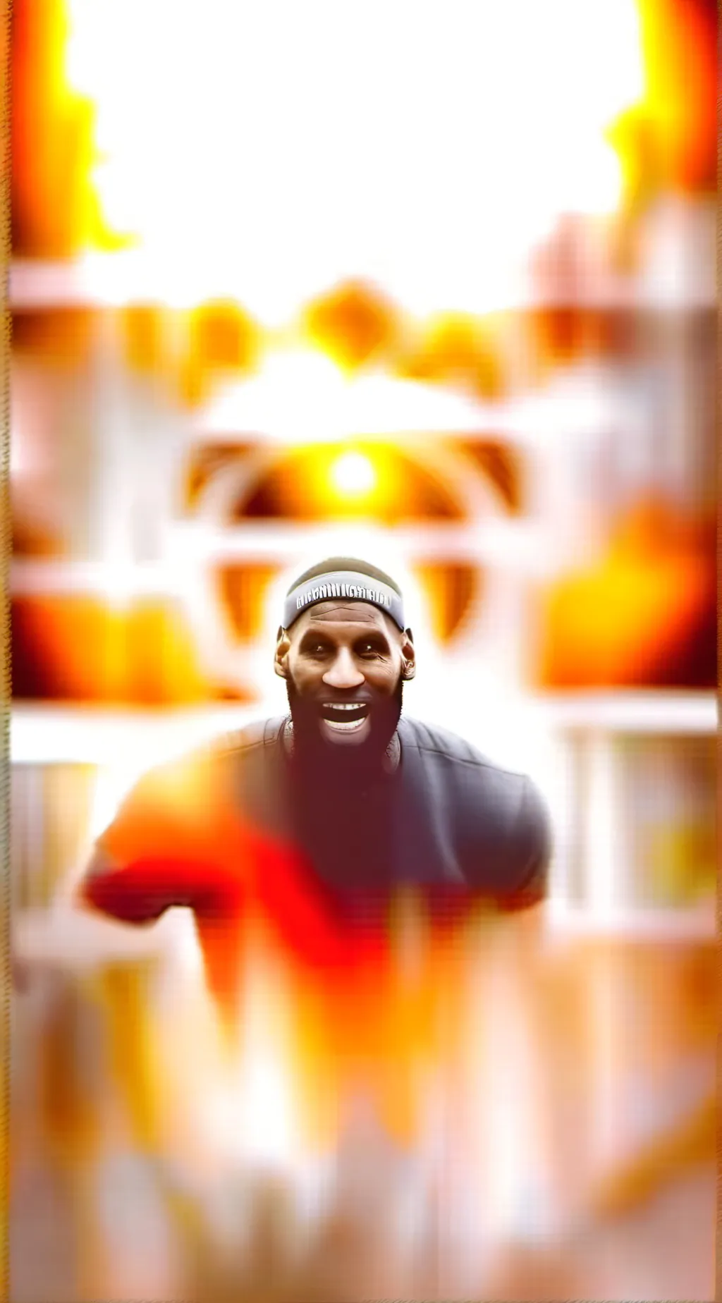 ai character: Lebron James background