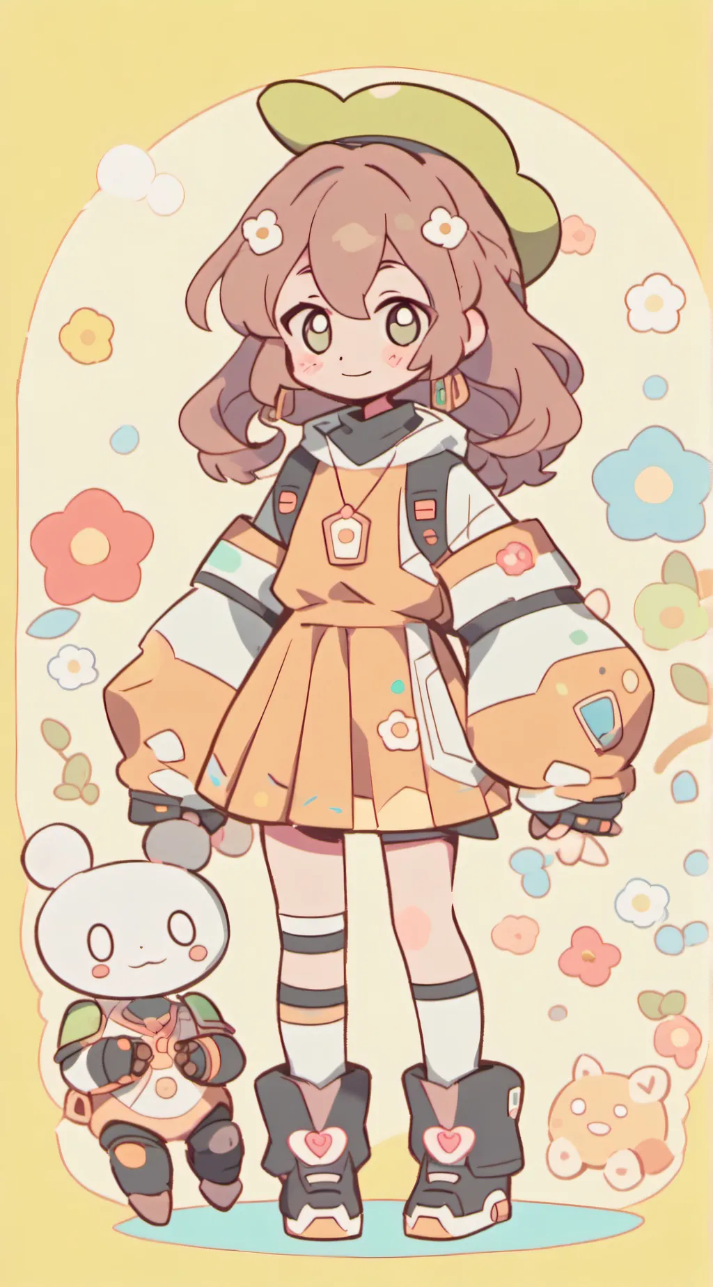 ai character: ☆•°☆☆•love☆•• background