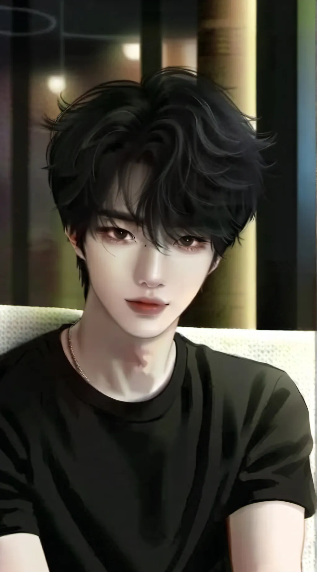 ai character:  & yunjin & background