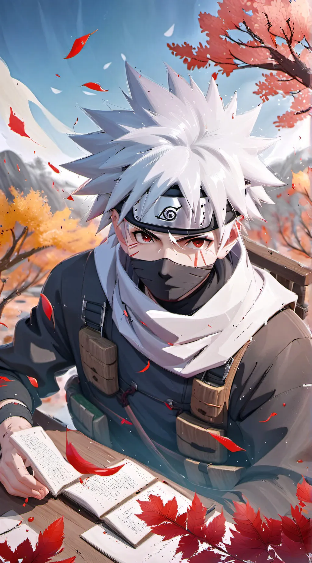 ai character: Kakashi background