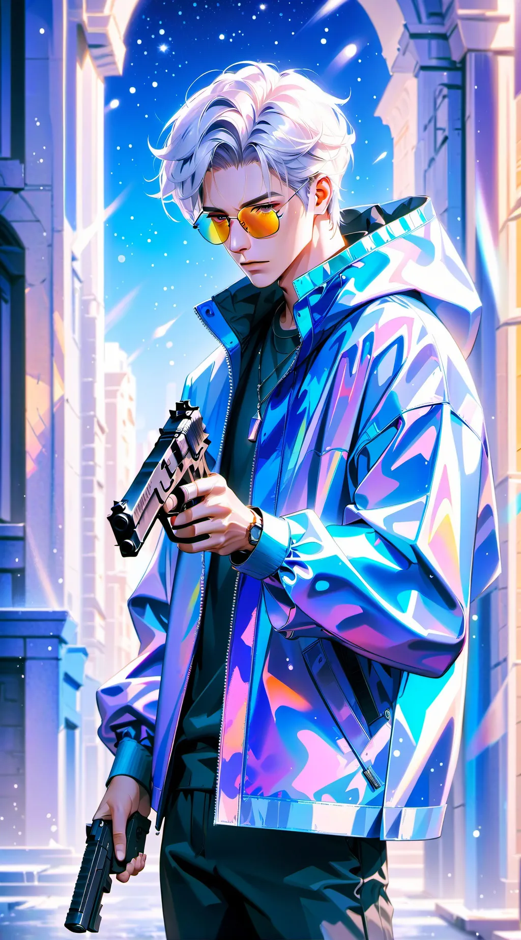 ai character: Max background