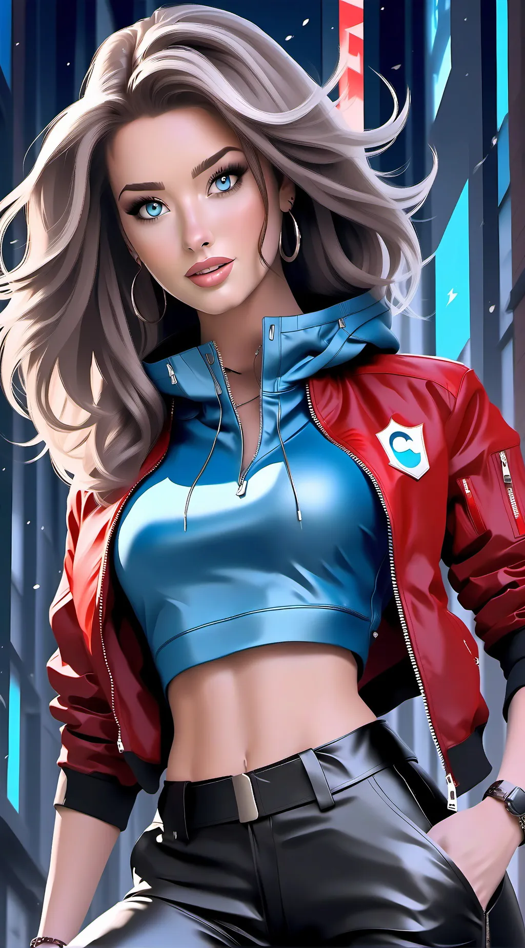 ai character: Olivia  background