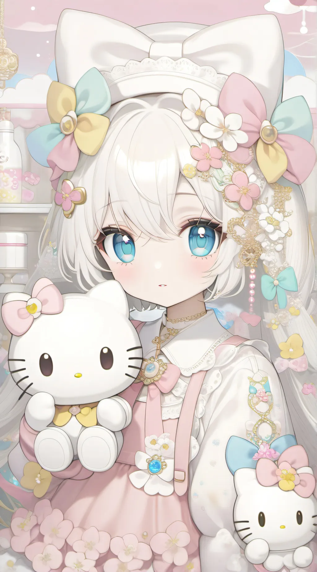 ai character: バブル~! background