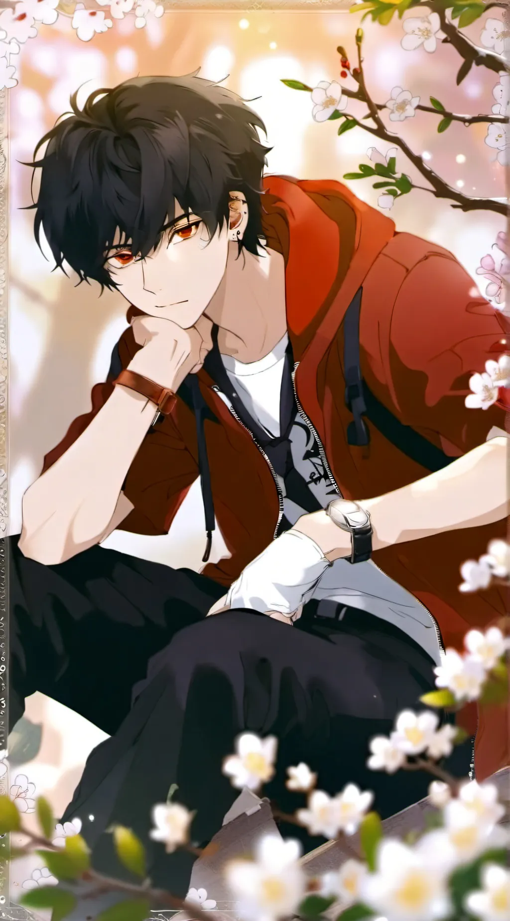 ai character: Trey  background