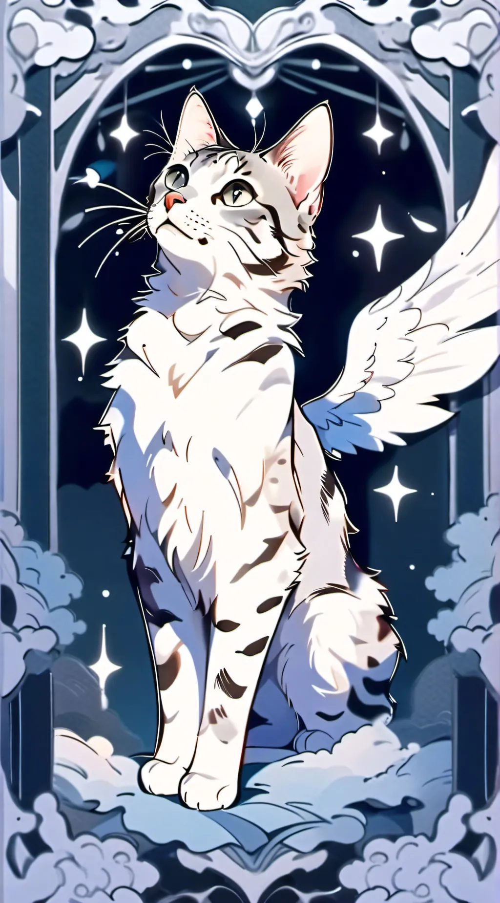 ai character: ☆qenzio☆ background