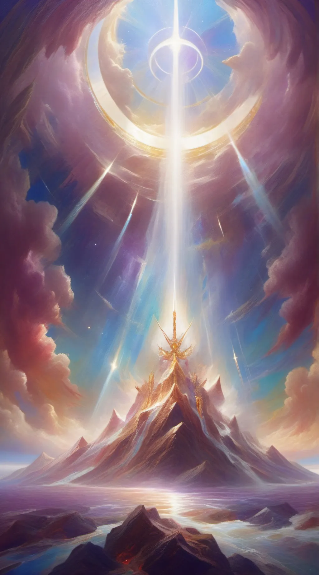 ai character: Heaven background