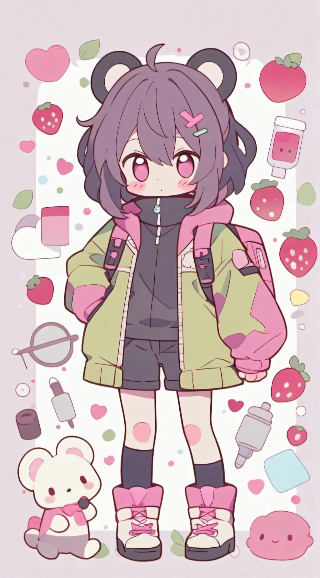 ai character: MHA as gods background