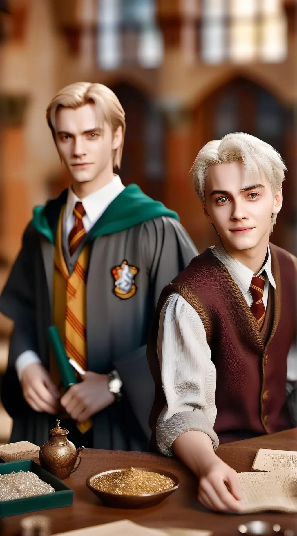 ai character: Hogwarts  background