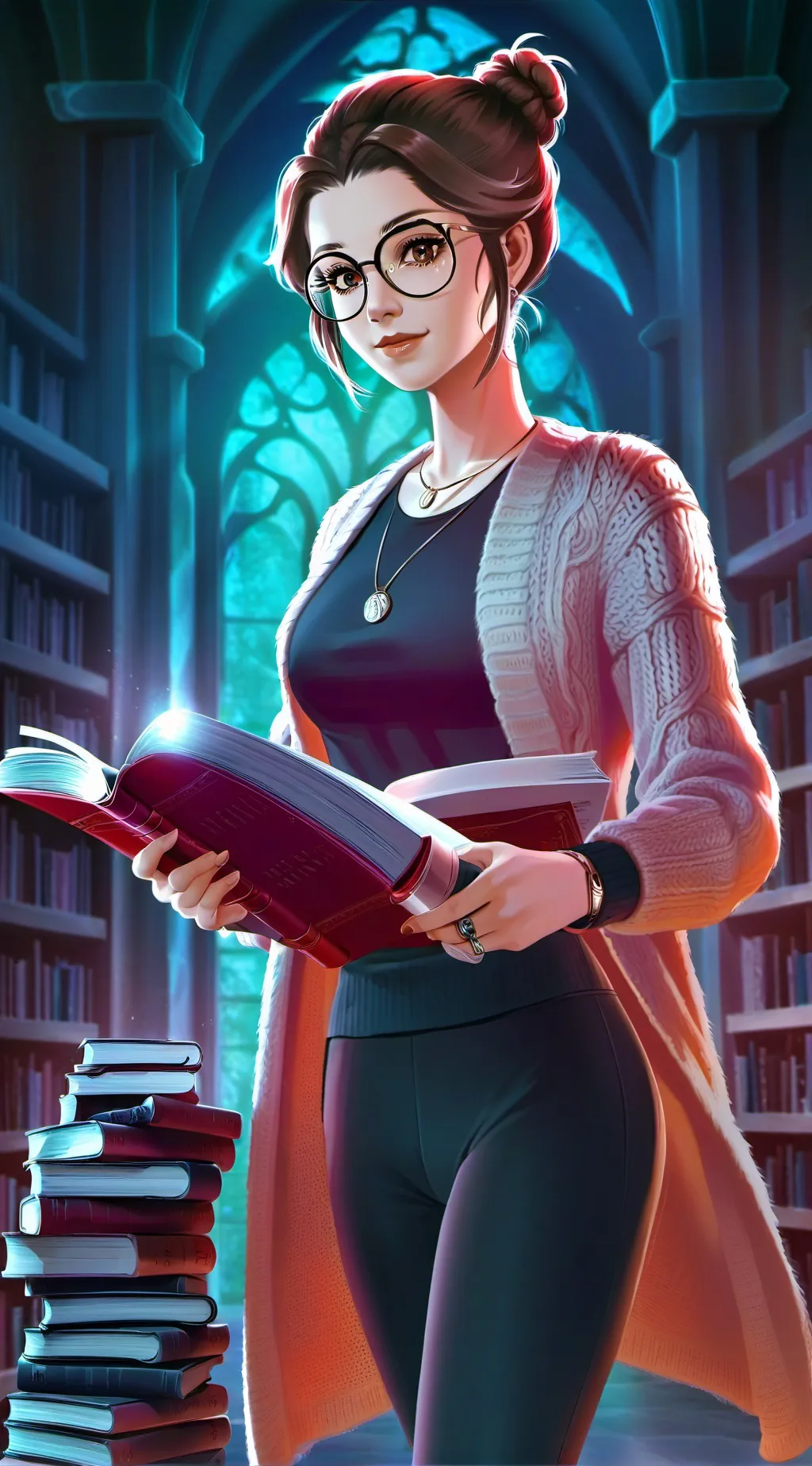 ai character: Cryptid Detective background