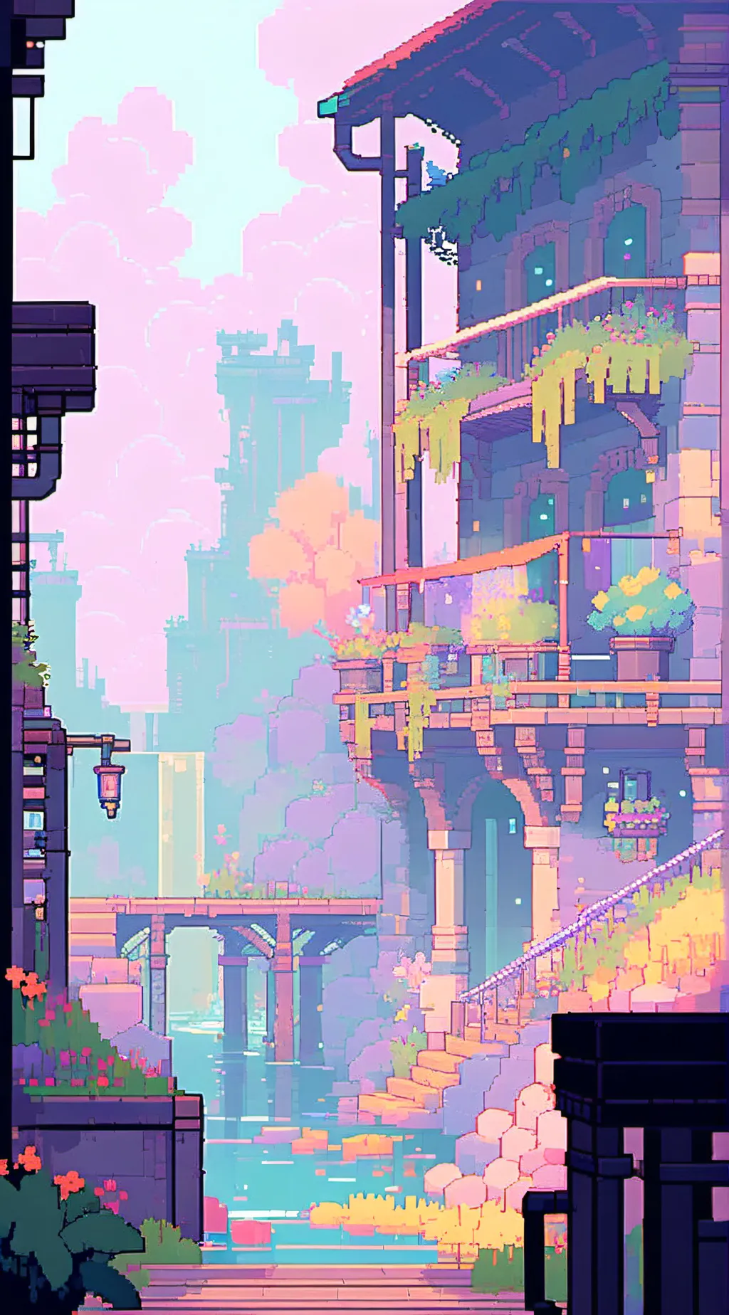 ai character: Video game background