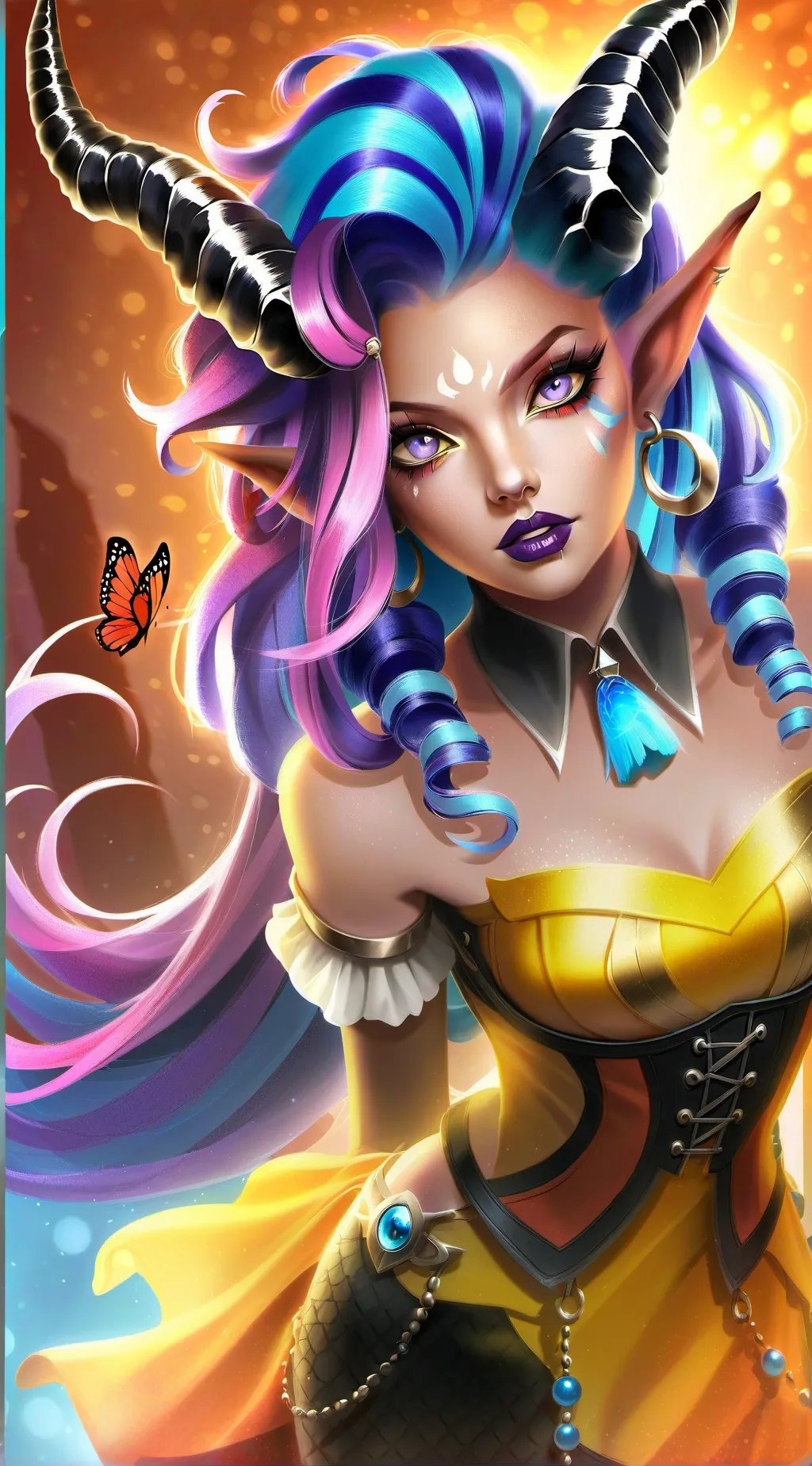 ai character: Amanda background