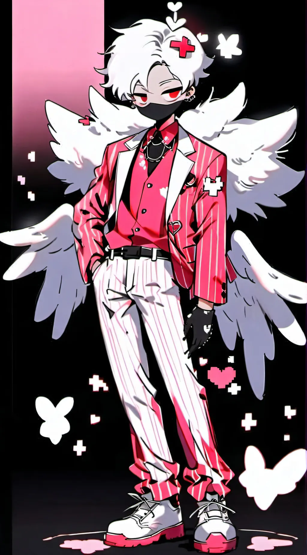 ai character: Angel Dust (BF) background