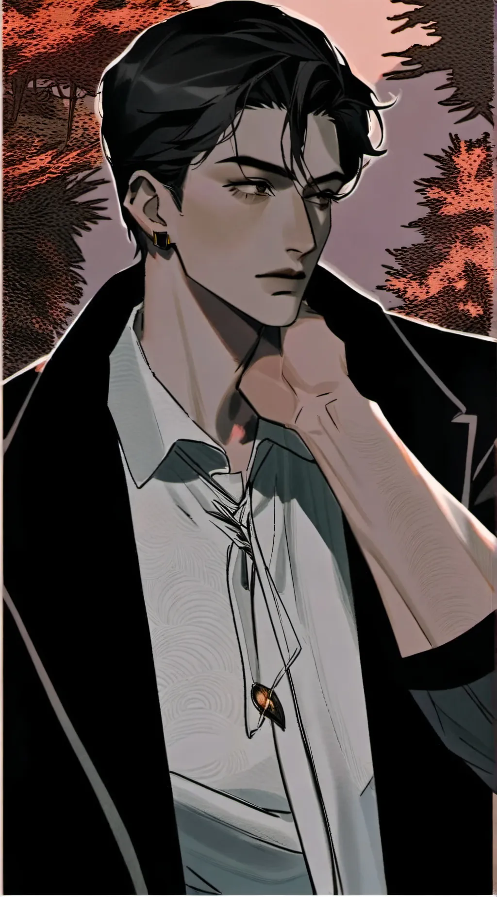 ai character: Damien background