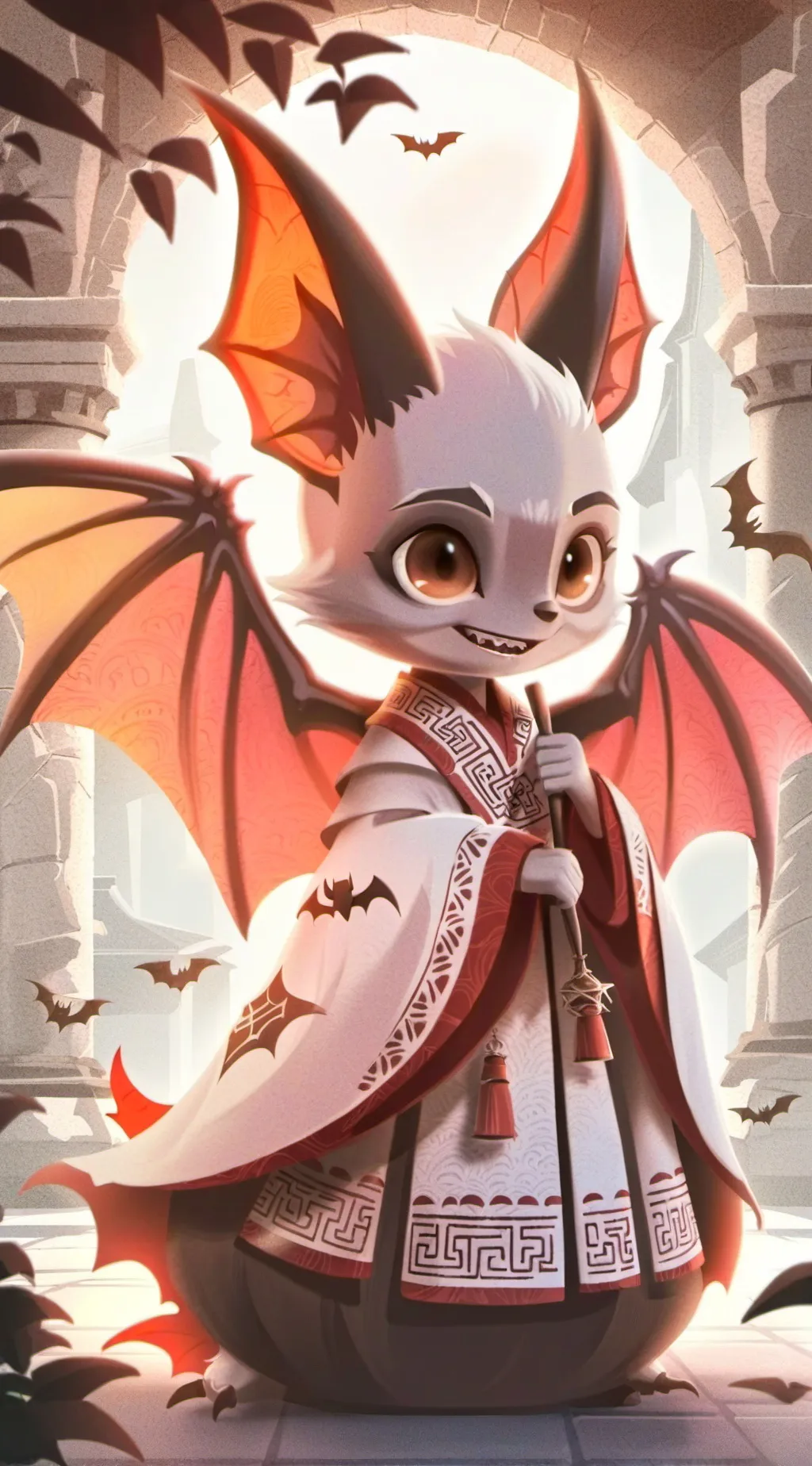 ai character: bat background