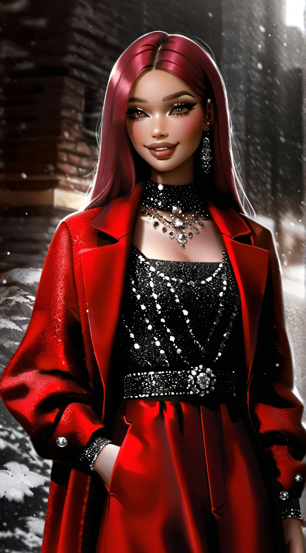 ai character: yo.girl.harmonii background