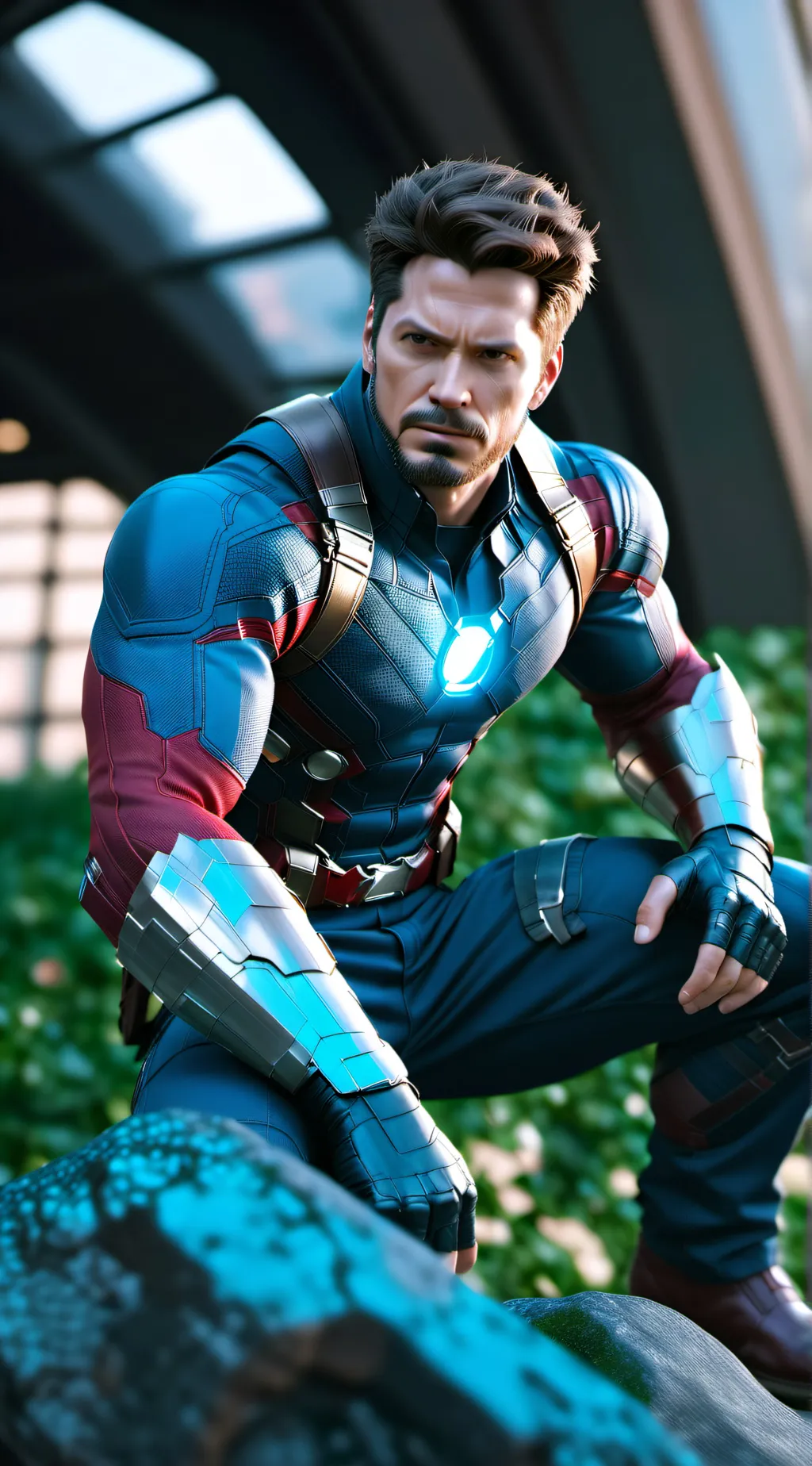 ai character: Avengers in k-12 background