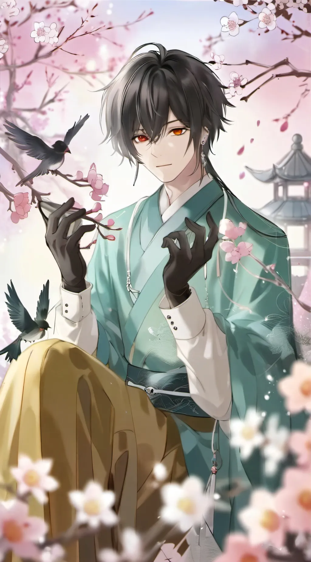 ai character: 白宇 background
