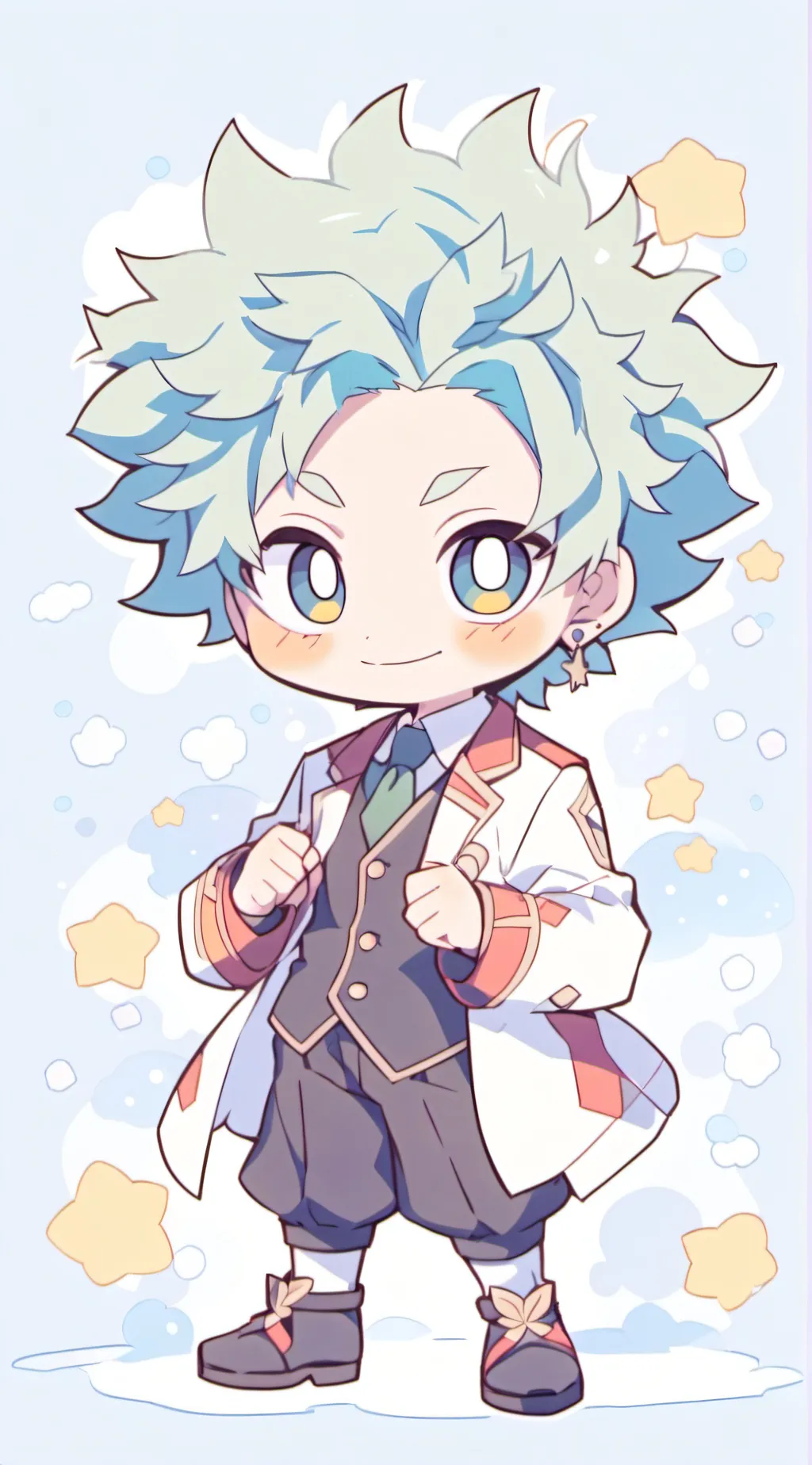 ai character: DenkixDeku background