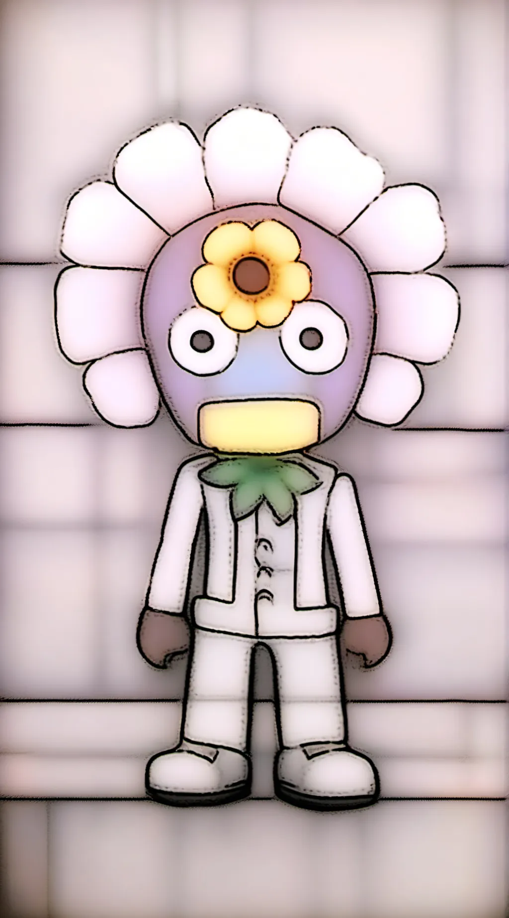 ai character: Bloomy background