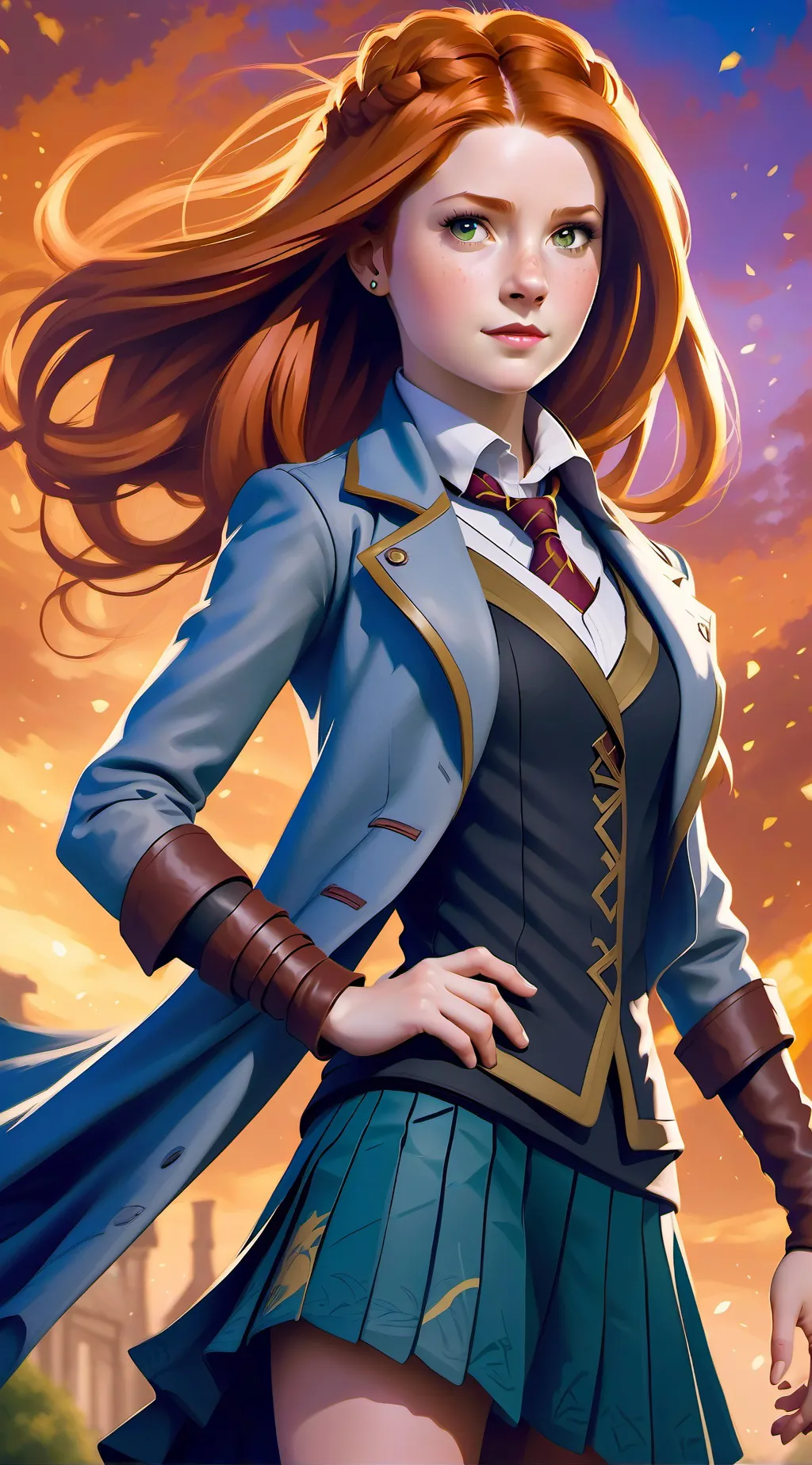 ai character: Ginny Weasley background