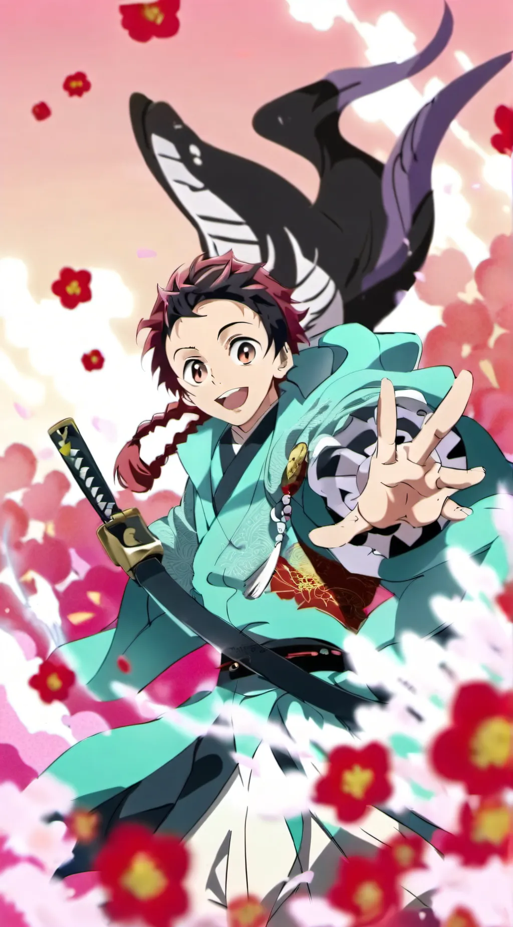 ai character: Tanjiro background