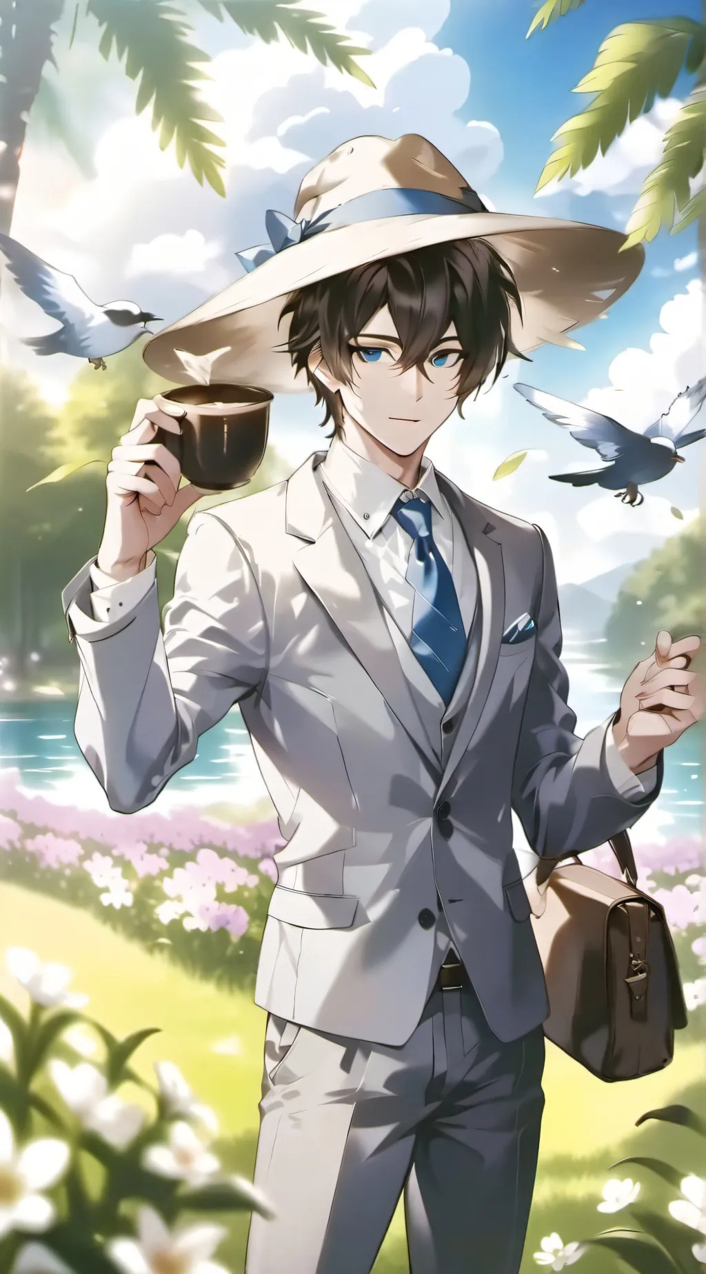 ai character: Asher  background