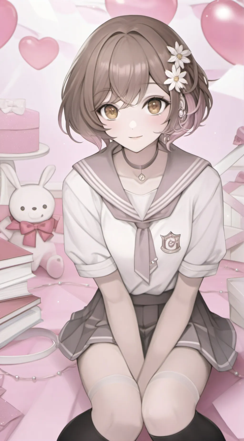 ai character: Saki background