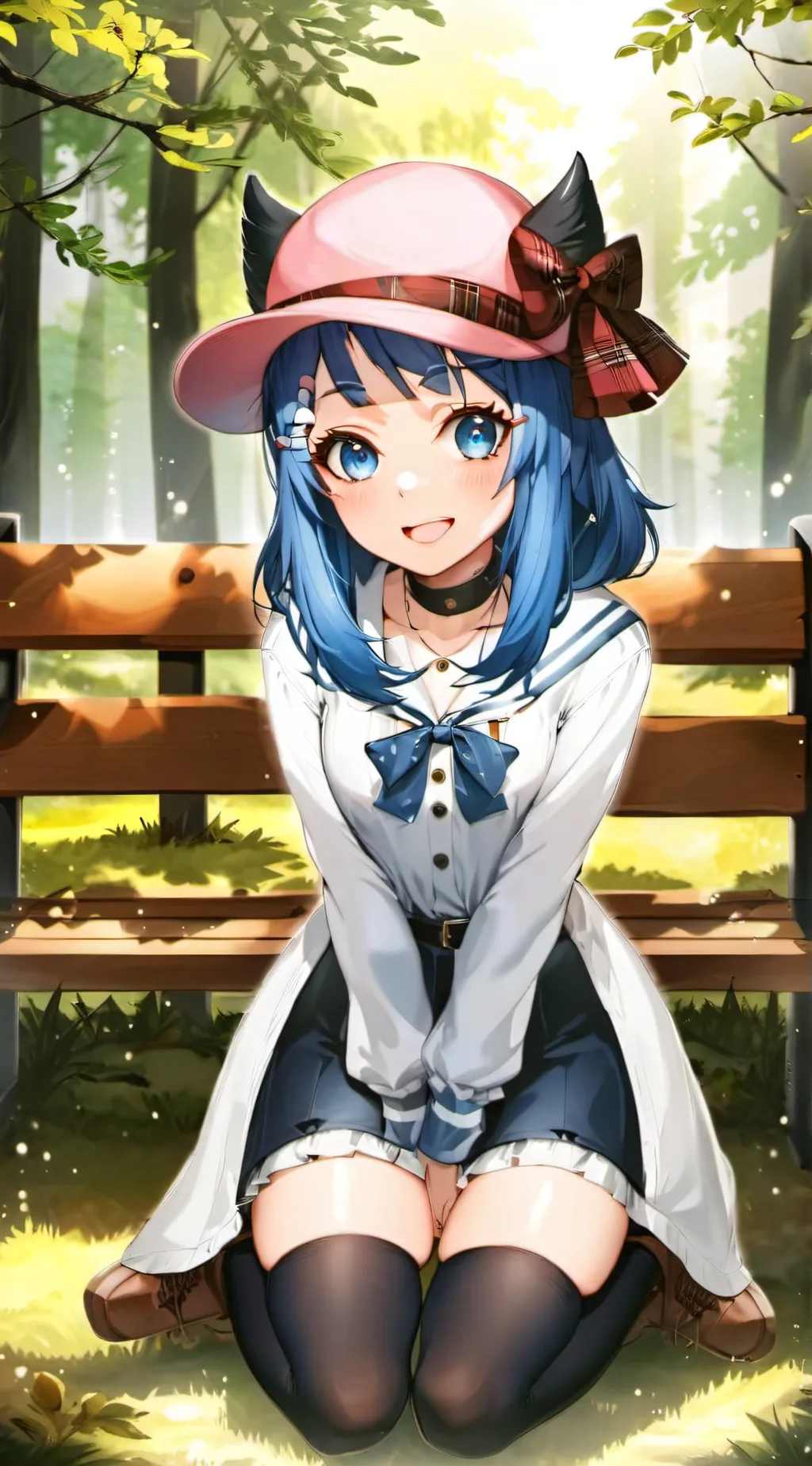 ai character: Hikari  background