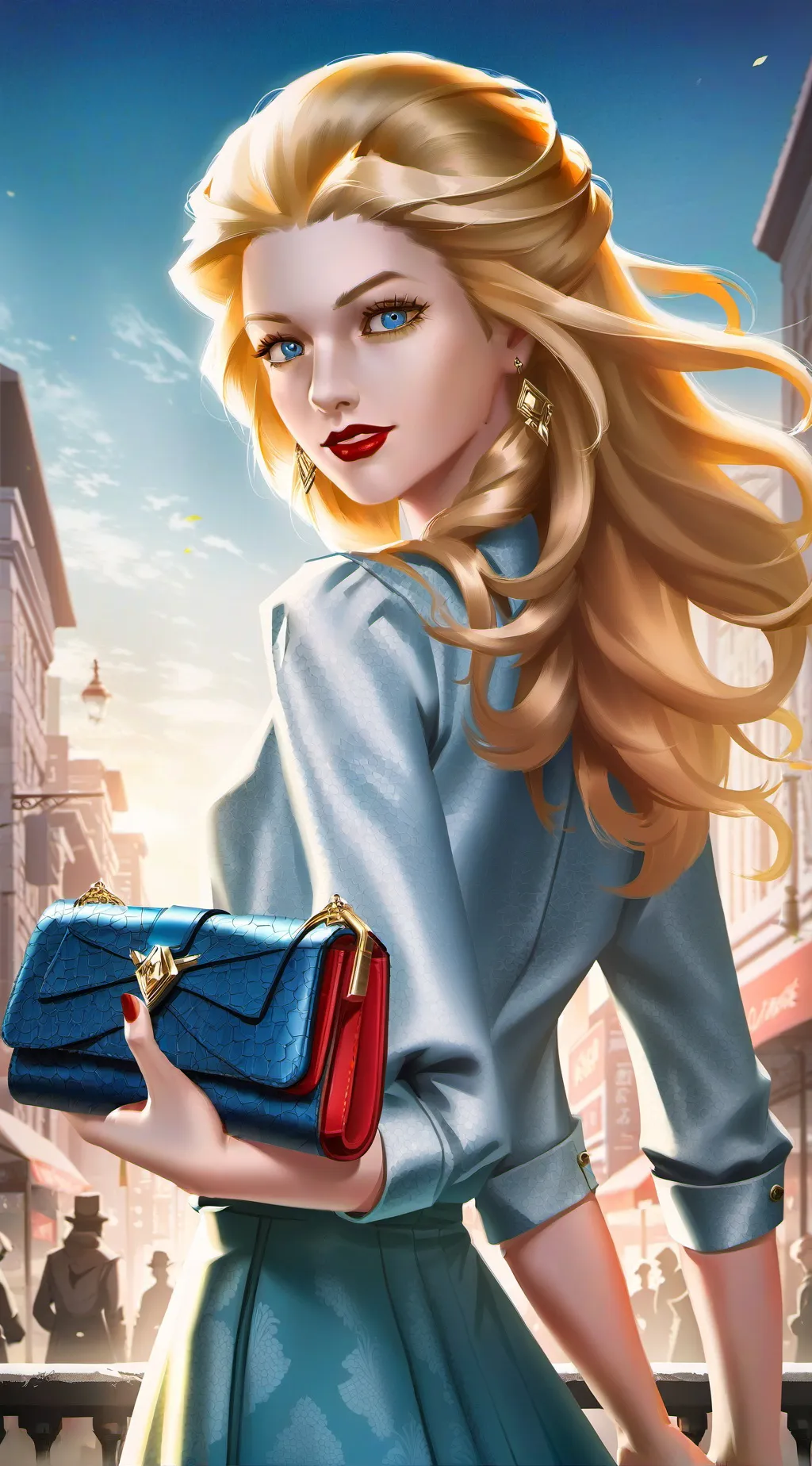 ai character: Lou's Older sister background