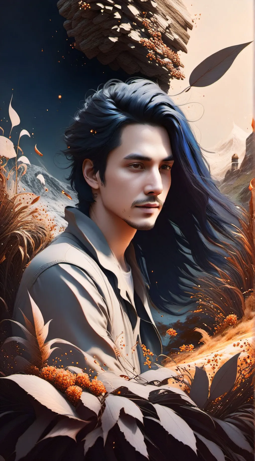 ai character: Ethan  background