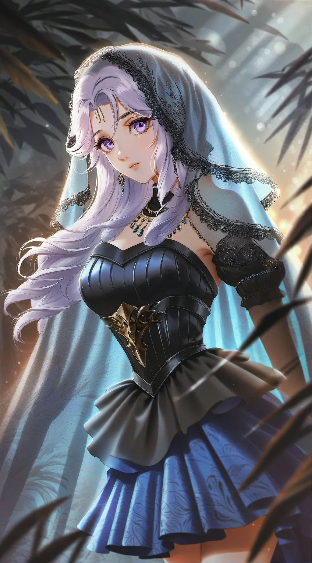 ai character: Virgo ♍ background