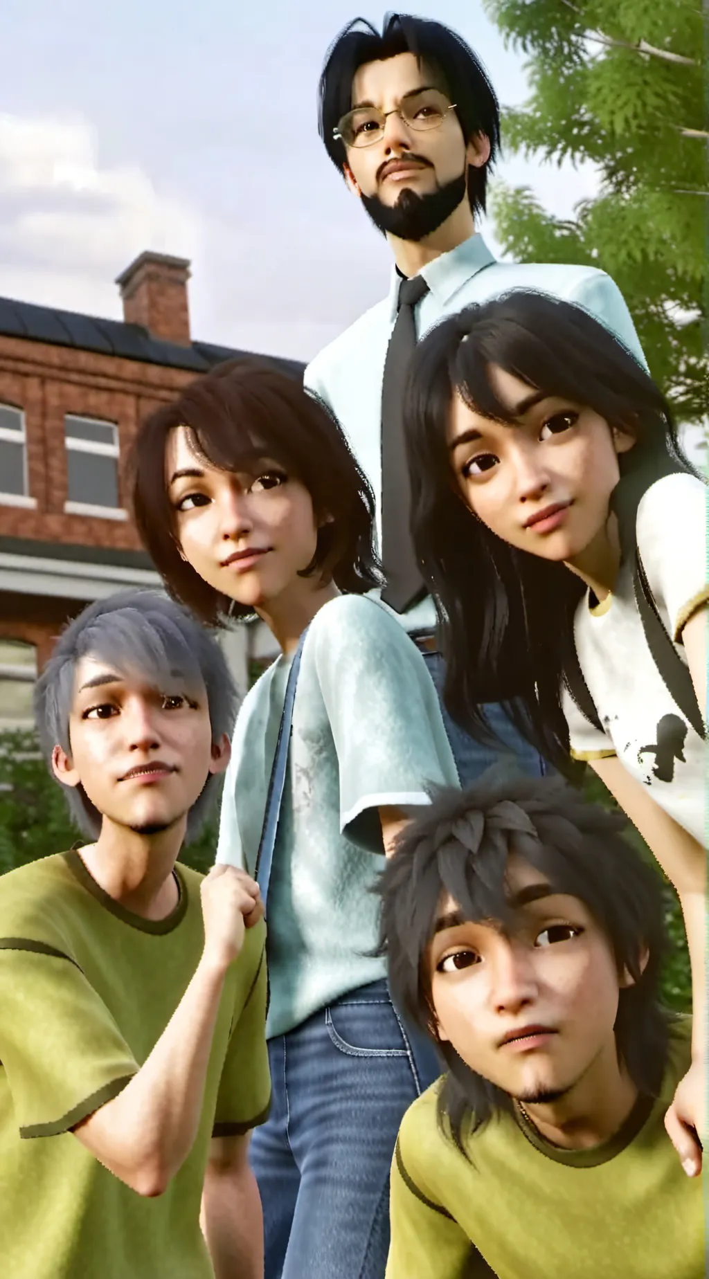 ai character: Ashley background