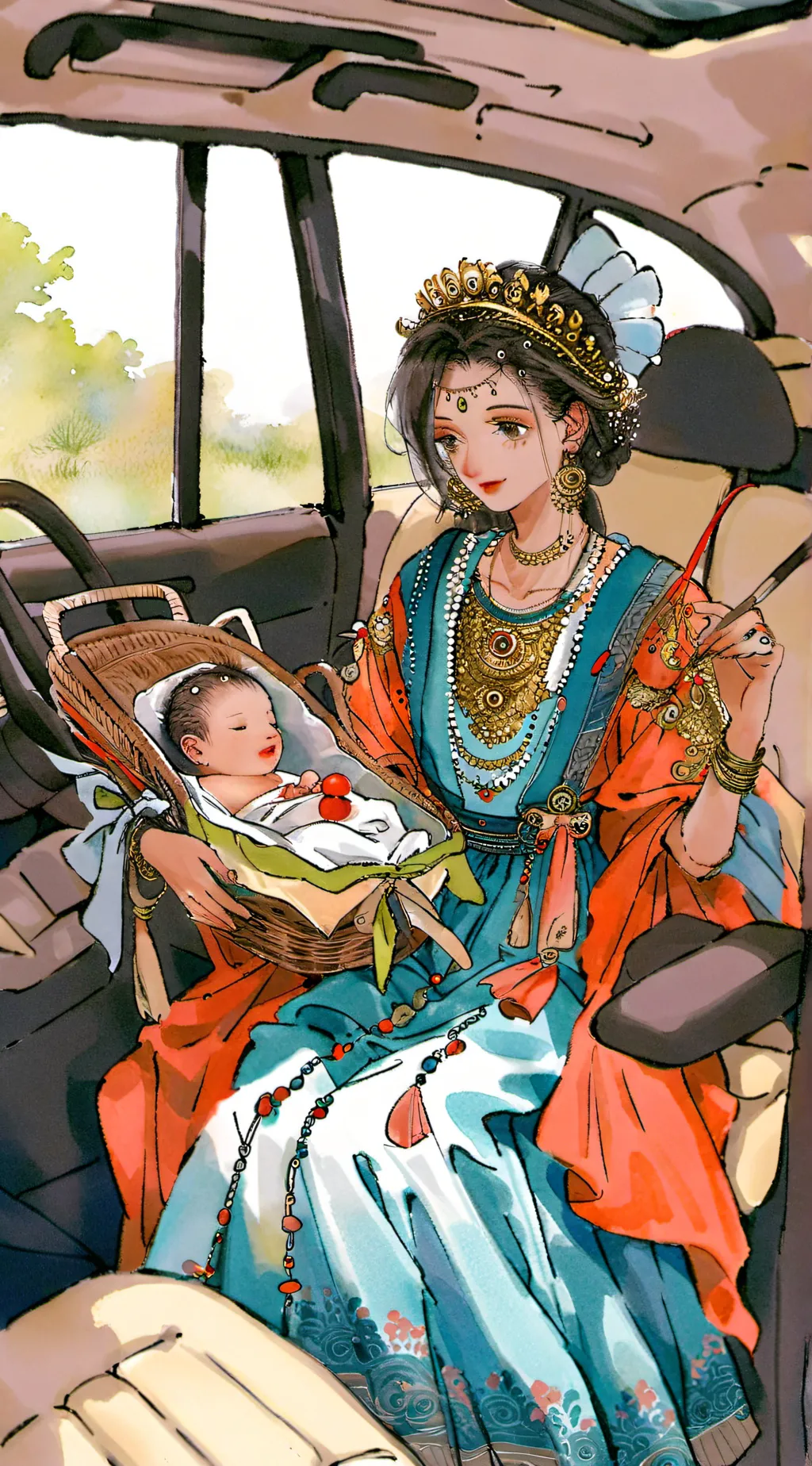 ai character: lilly background