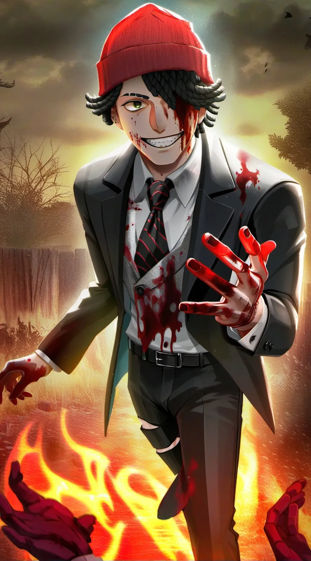 ai character: Quackity/Alex background