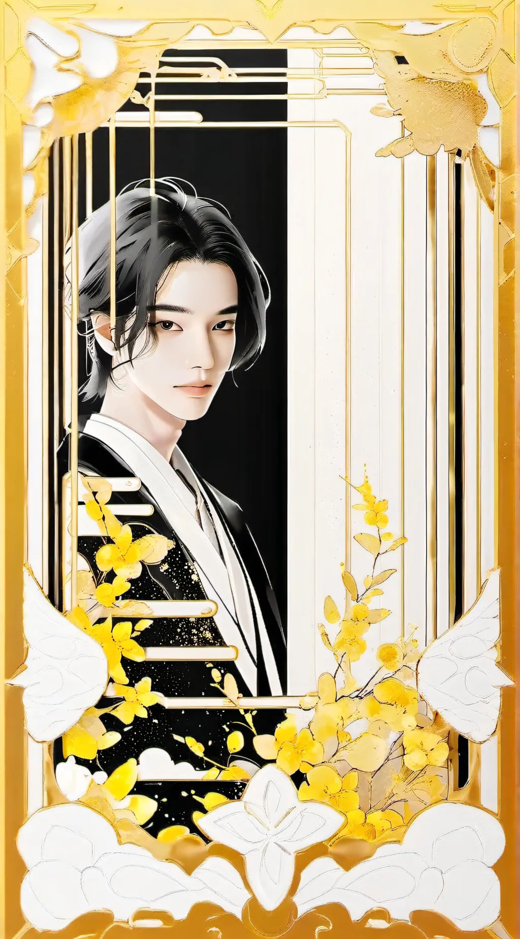 ai character: Hwang Hyunjin skz background