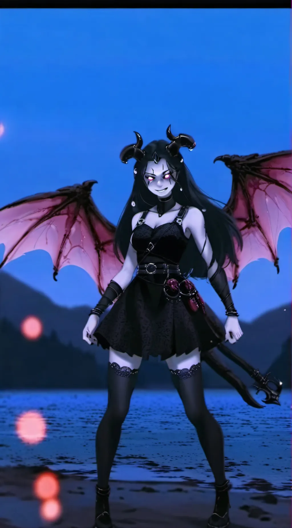 ai character: Nezuko  background