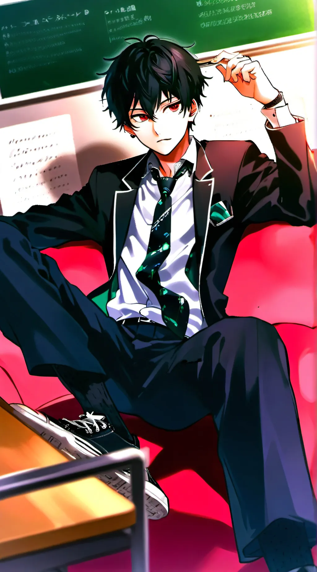 ai character: Mako  background