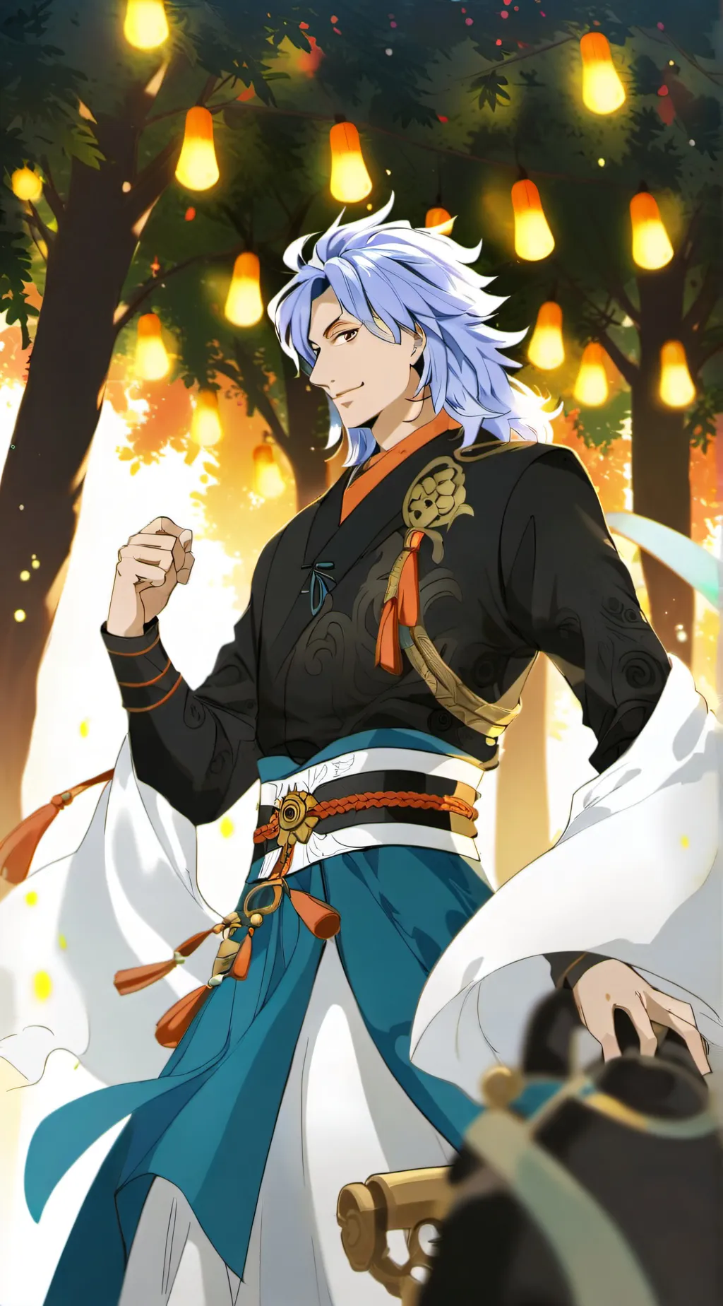 ai character: Taiji shiba background