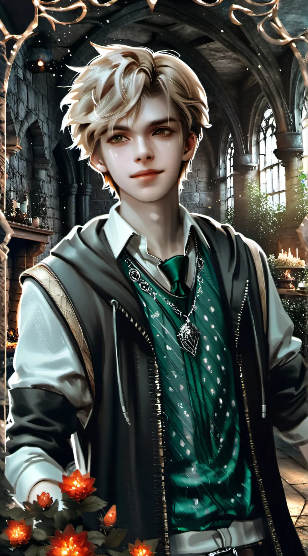 ai character: Draco Malfoy background