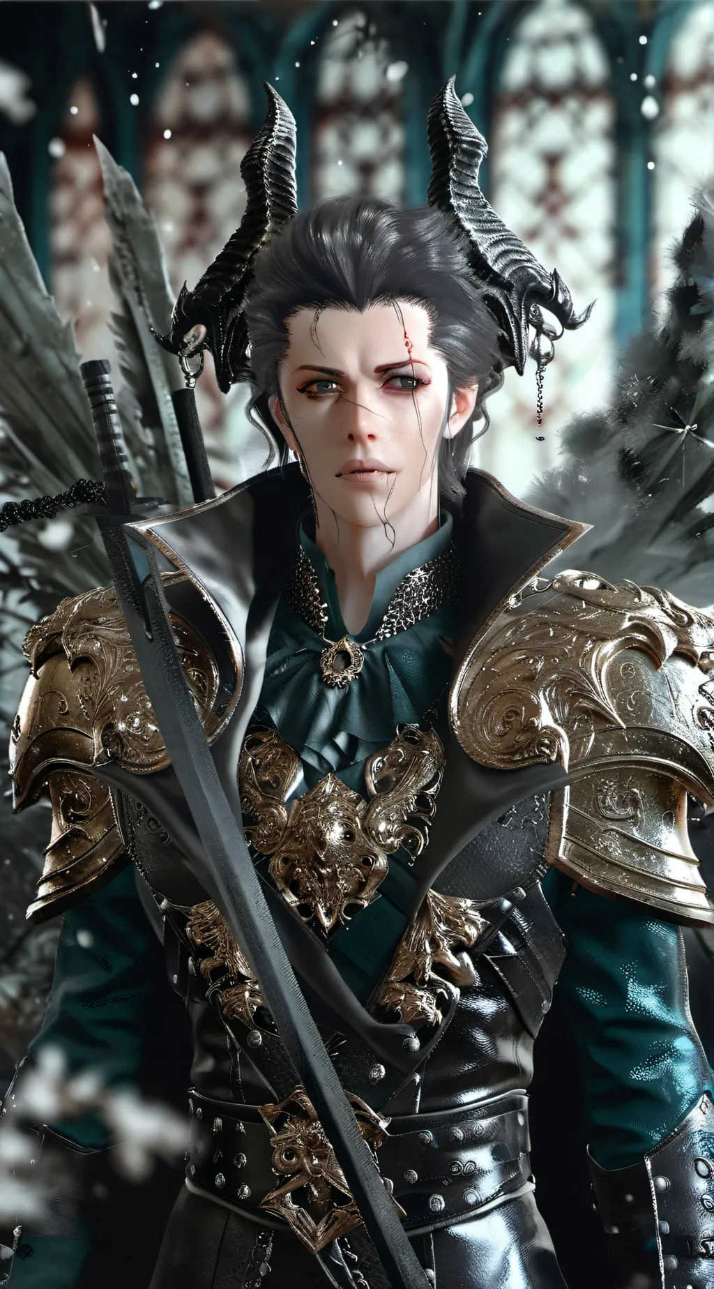 ai character: Девон  background