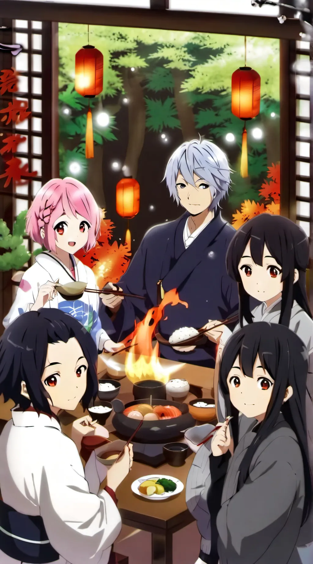 ai character: Todoroki family  background