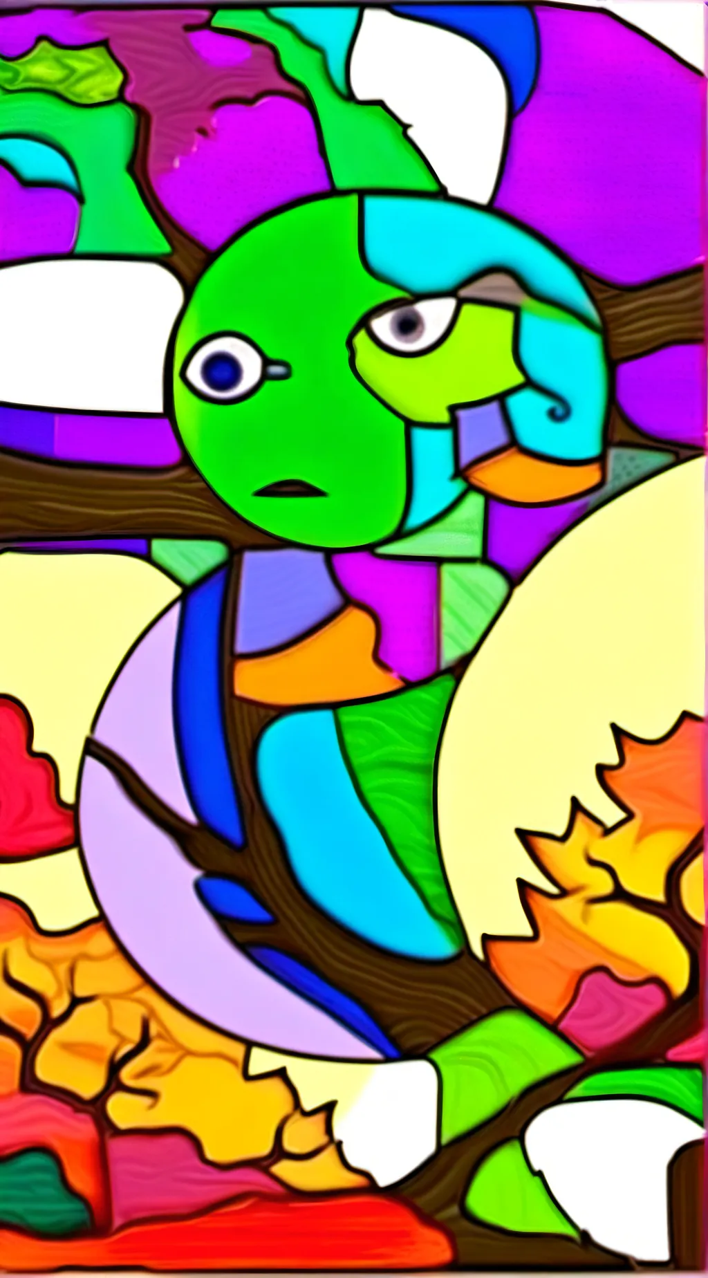 ai character: WHAT DA  background