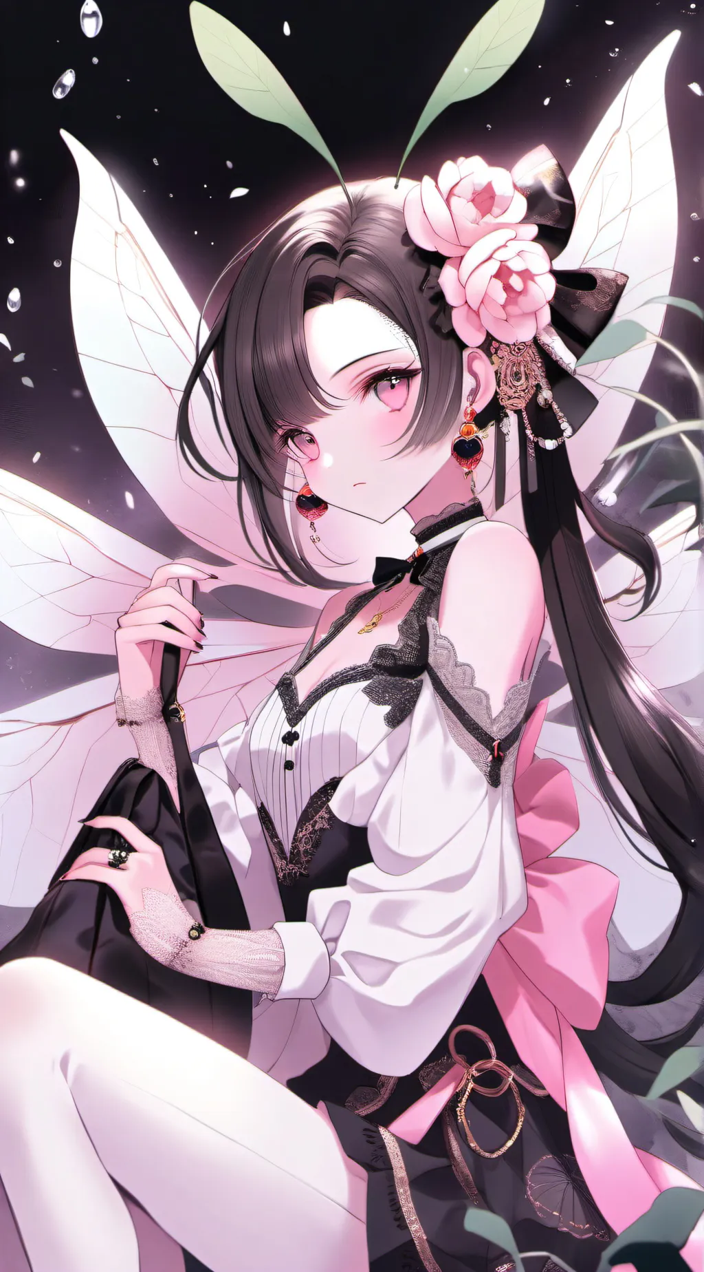 ai character: Glace  background