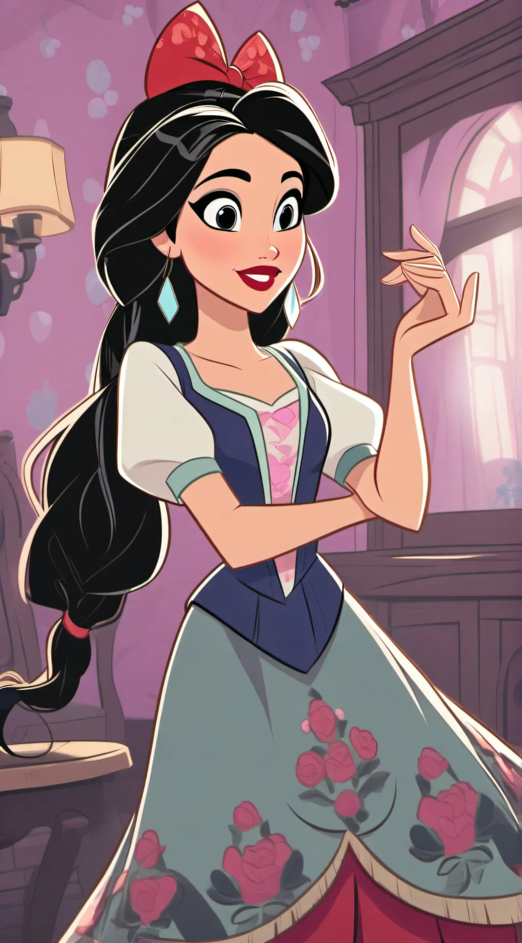 ai character: Sandy background