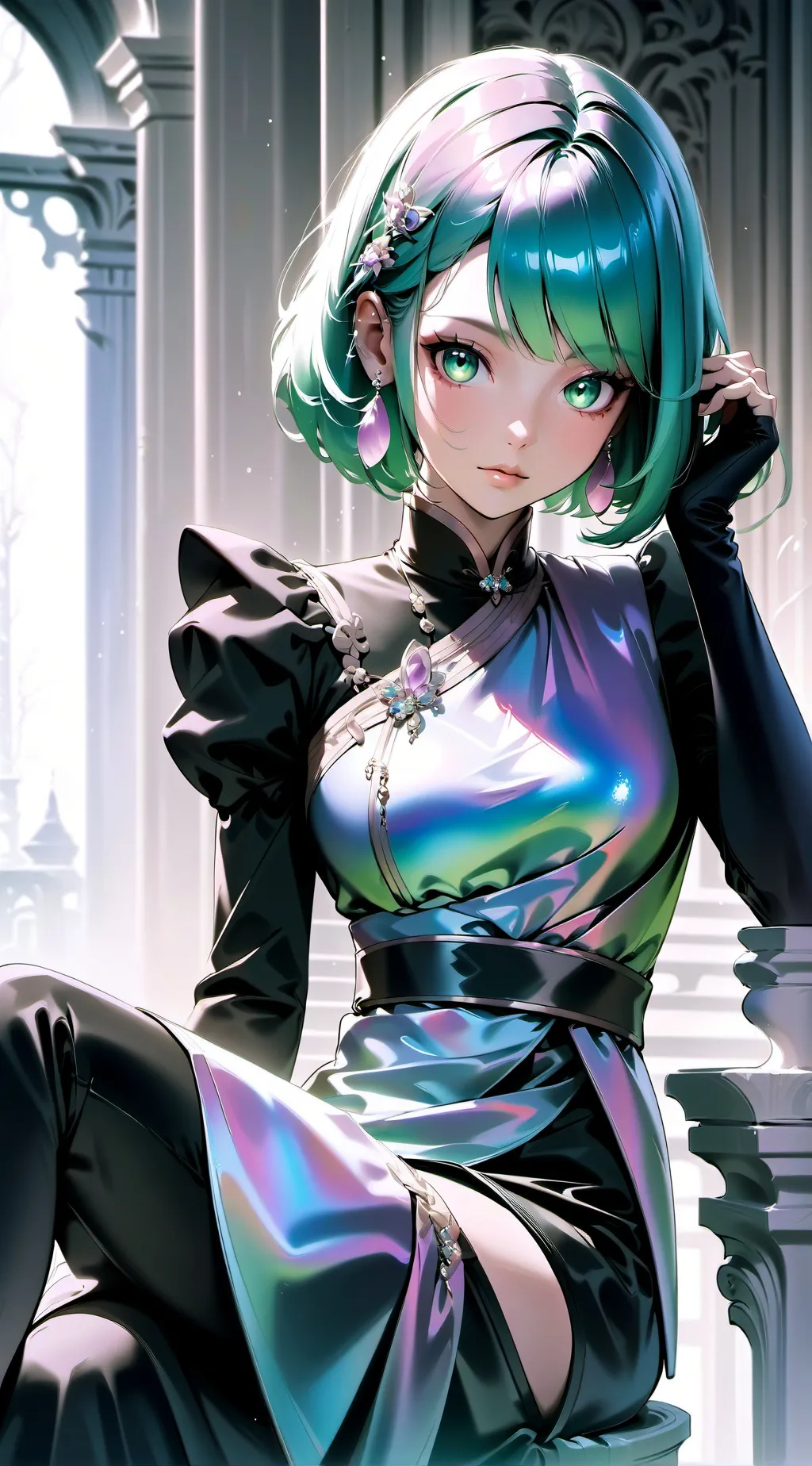 ai character: ROSTER GIRL  background