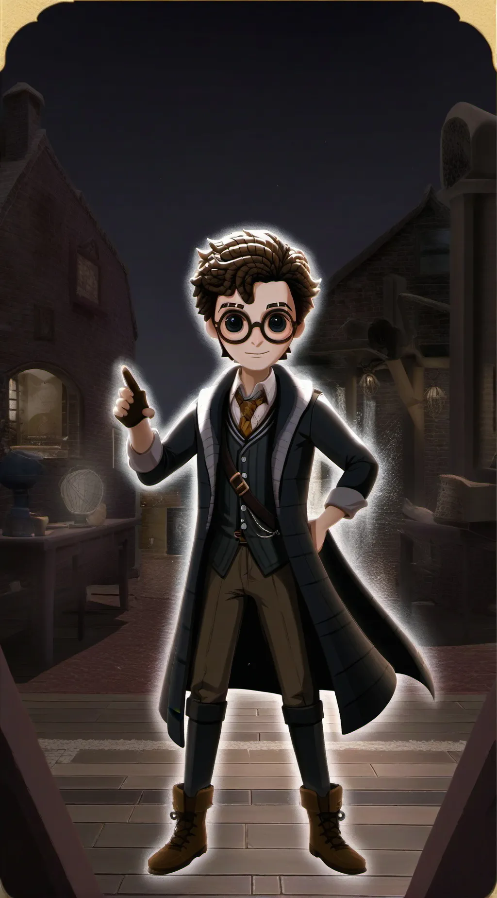 ai character: Hogwarts background