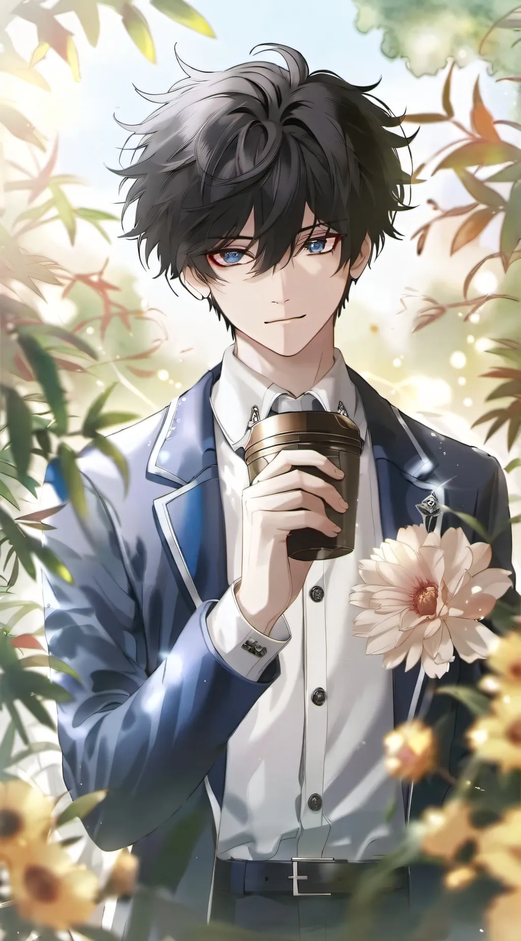 ai character: megumi x sukuna background