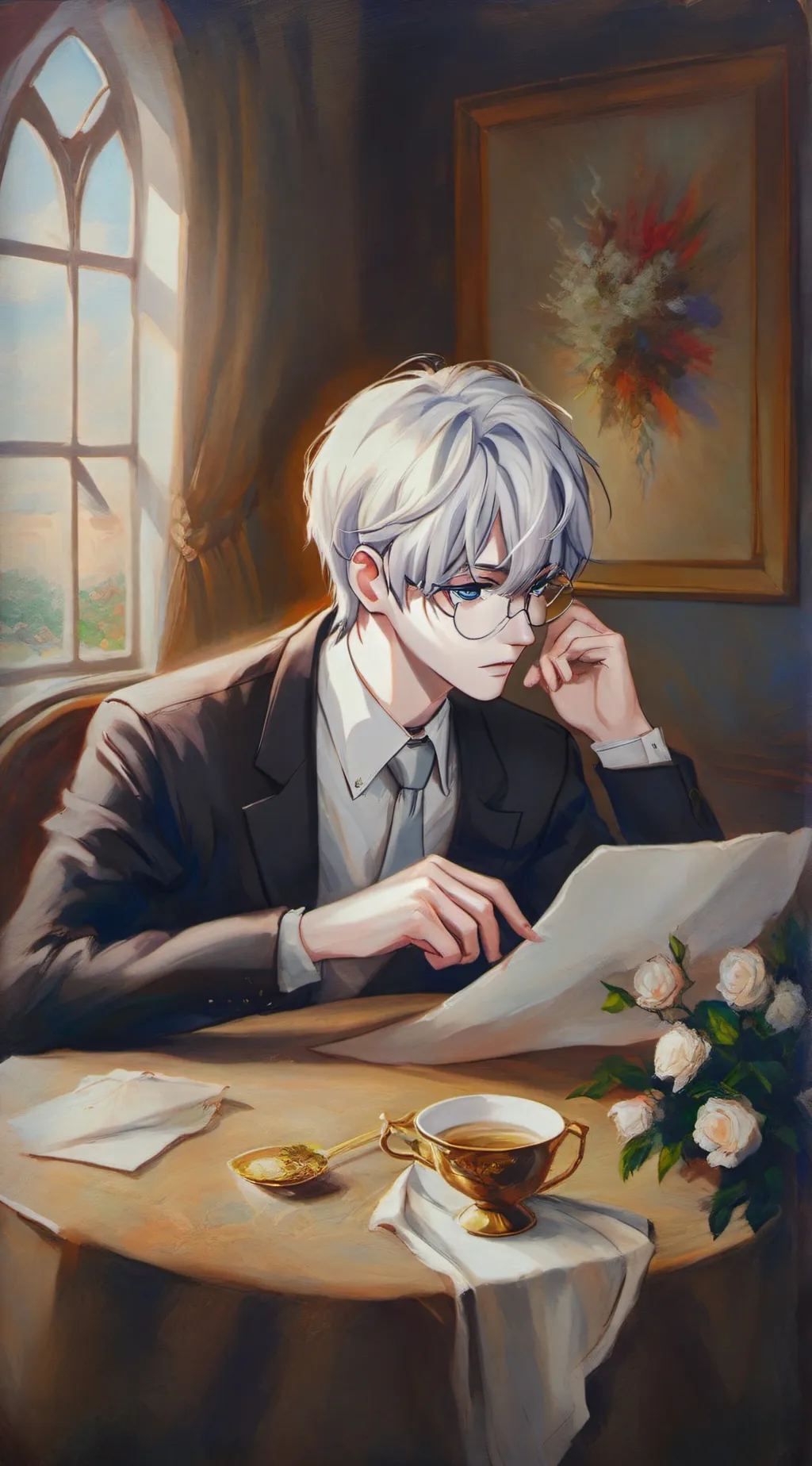 ai character: Vyn background